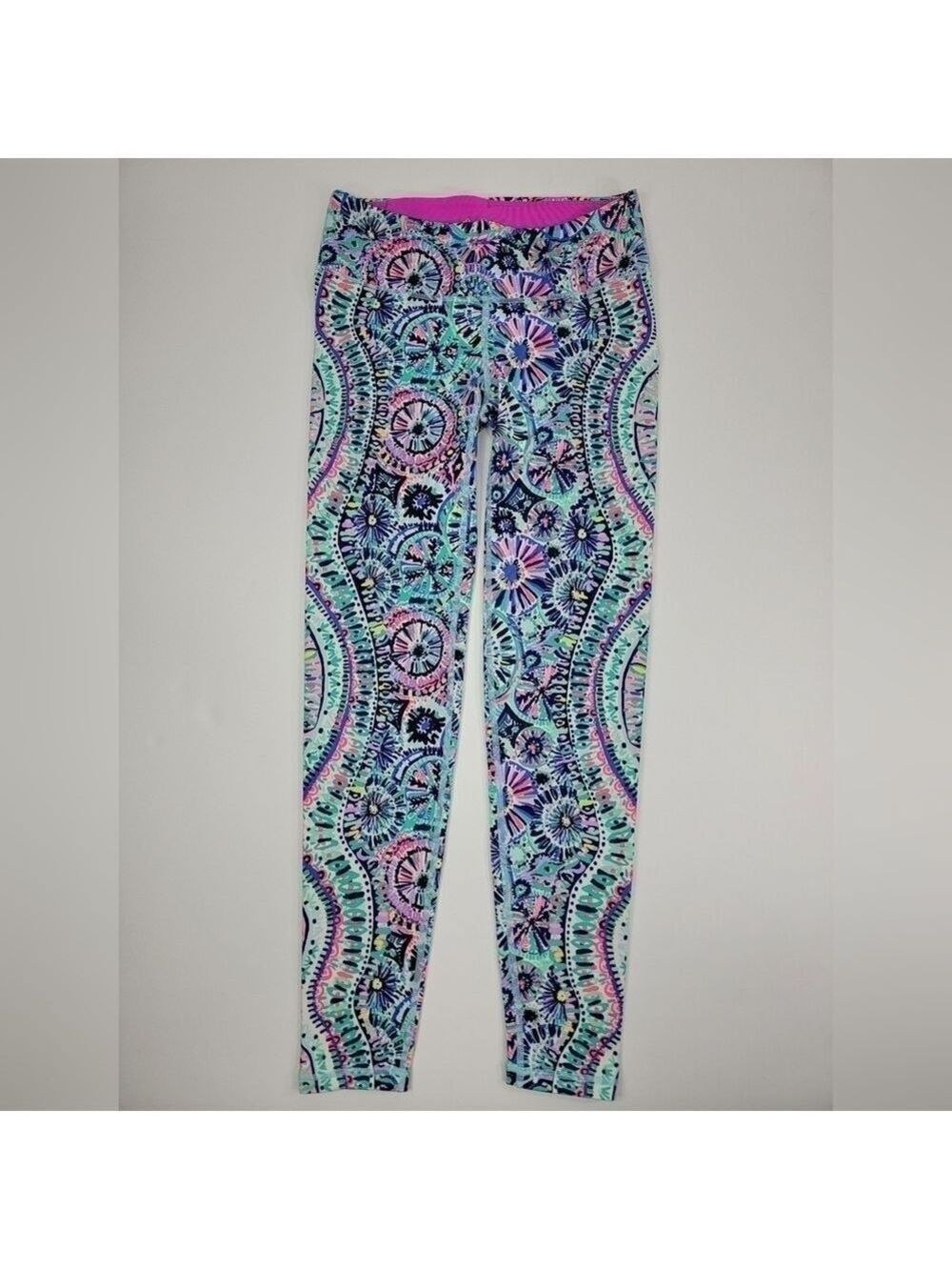 Lilly Pulitzer Luxletic Upf 50 Weekender Legging Multi The Swim Engineered XS